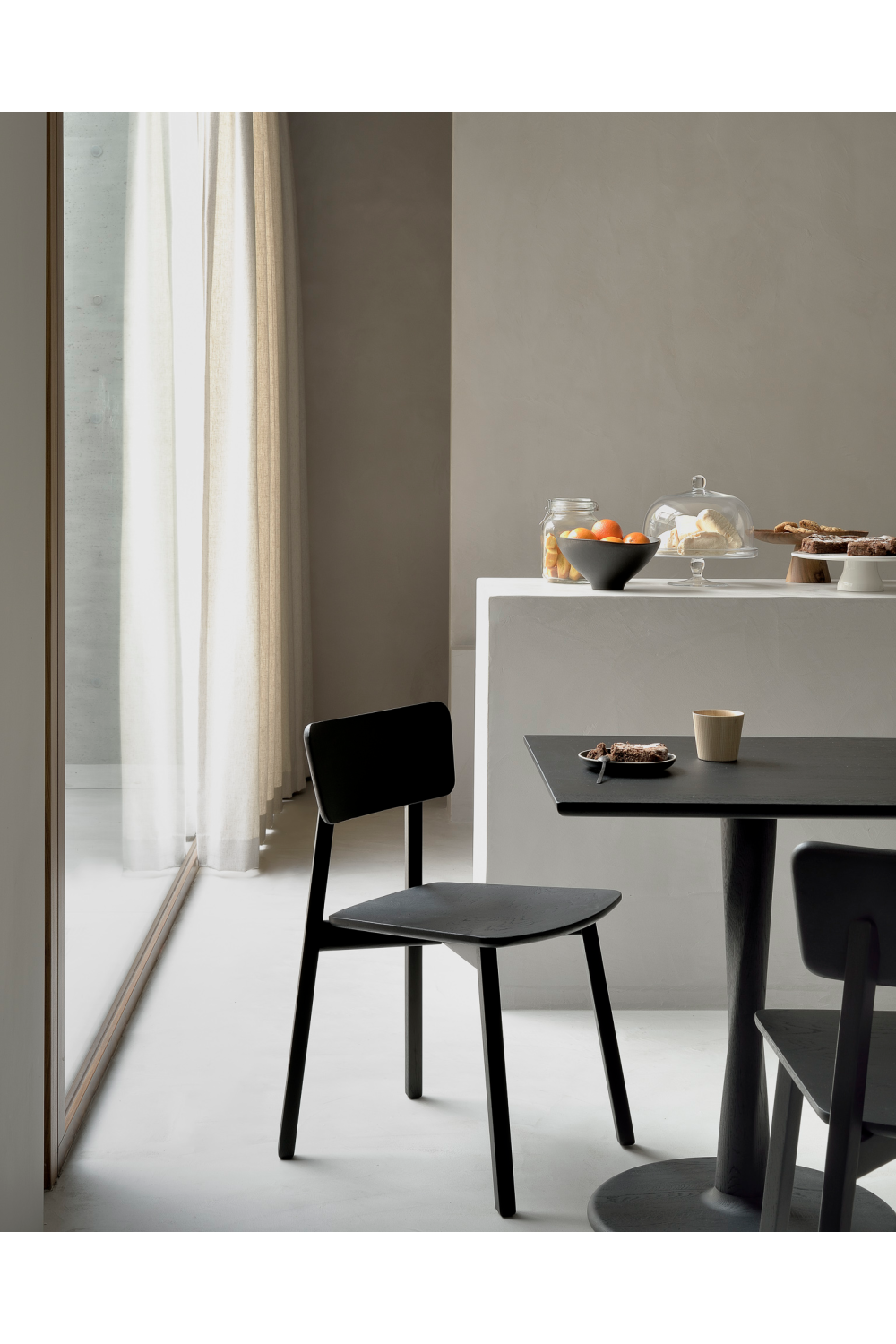   Oak Minimalist Dining Chair | Oroa.com