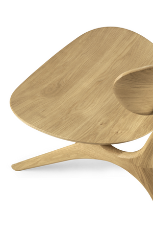   Oak Curved Lounge Chair | Oroa.com