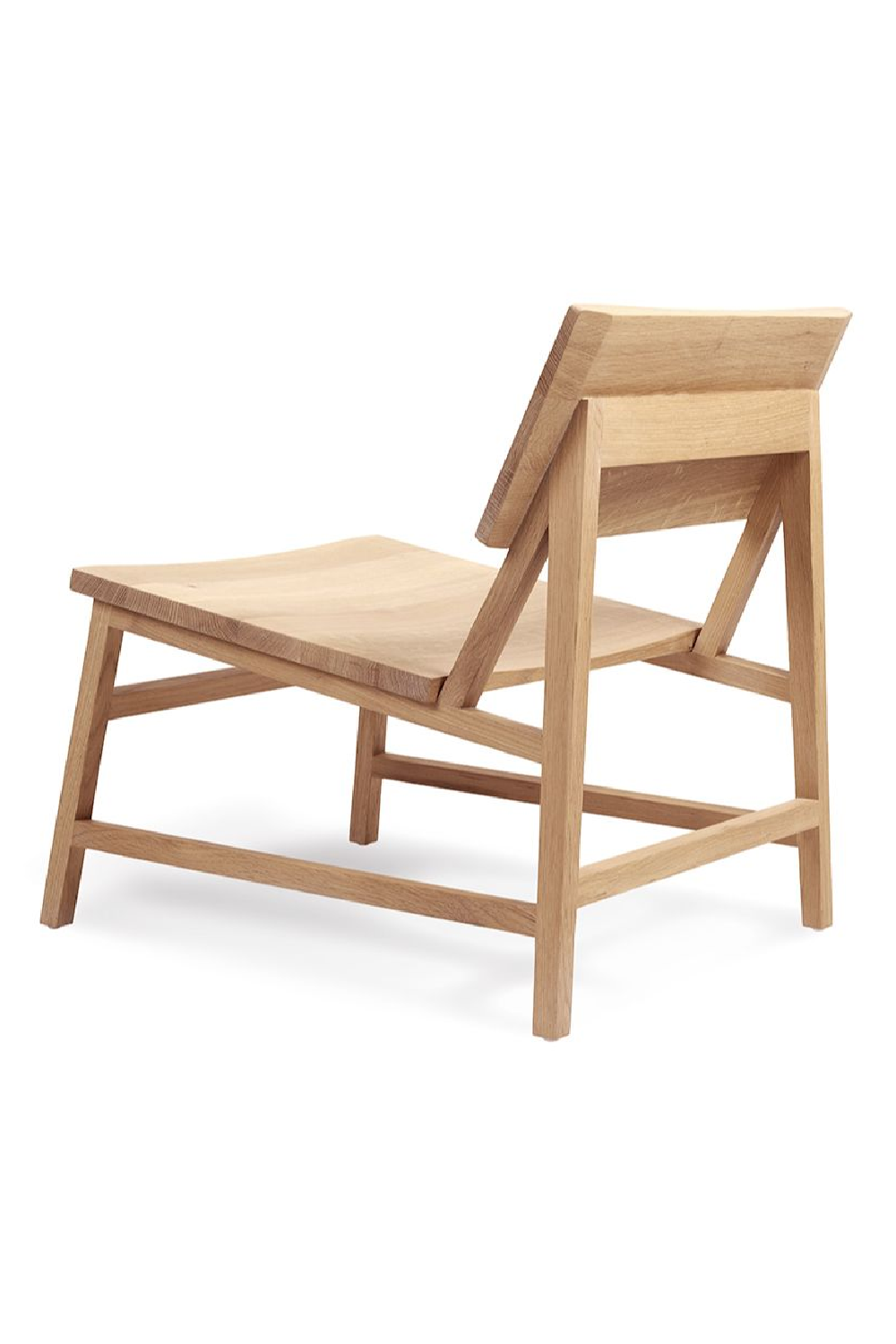   Oiled Oak Lounge Chair | Oroa.com