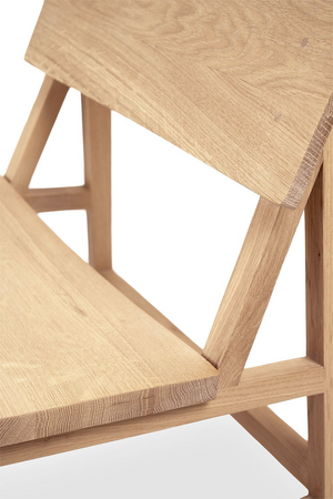   Oiled Oak Lounge Chair | Oroa.com