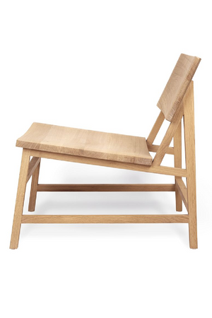   Oiled Oak Lounge Chair | Oroa.com