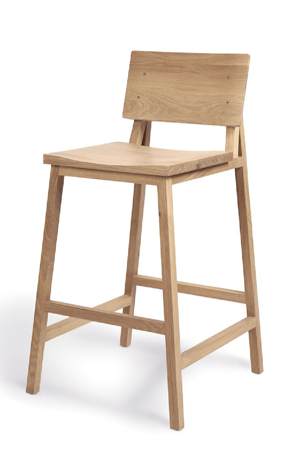   Oiled Oak Counter Stool | Oroa.com