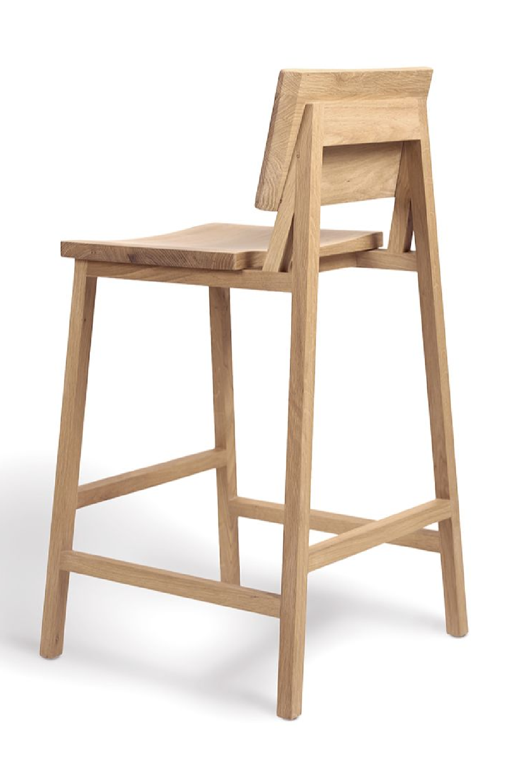   Oiled Oak Counter Stool | Oroa.com