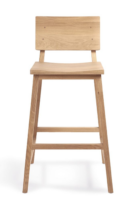   Oiled Oak Counter Stool | Oroa.com