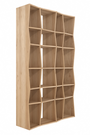   Oiled Oak Book Rack | Oroa.com