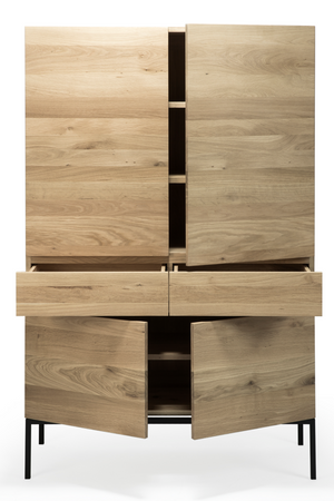   Oiled Oak Storage Cabinet | Oroa.com