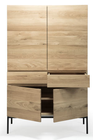   Oiled Oak Storage Cabinet | Oroa.com