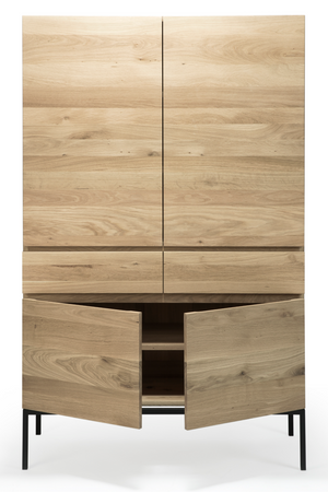   Oiled Oak Storage Cabinet | Oroa.com