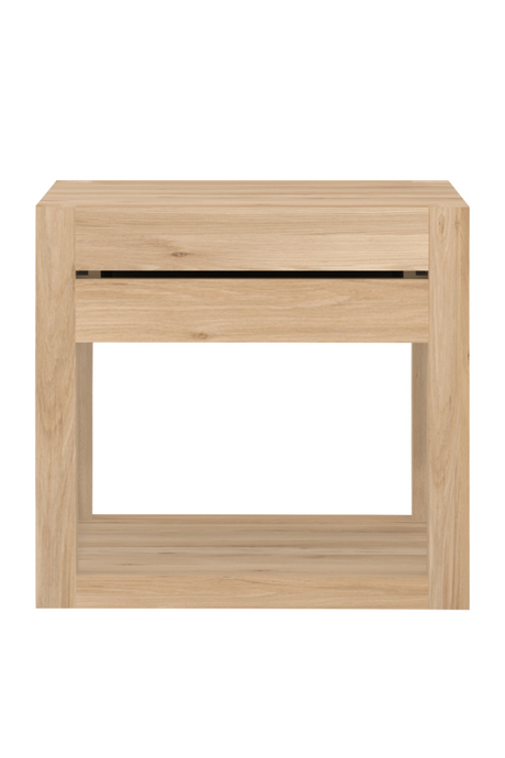  Oiled Oak Bedside Table | Oroa.com