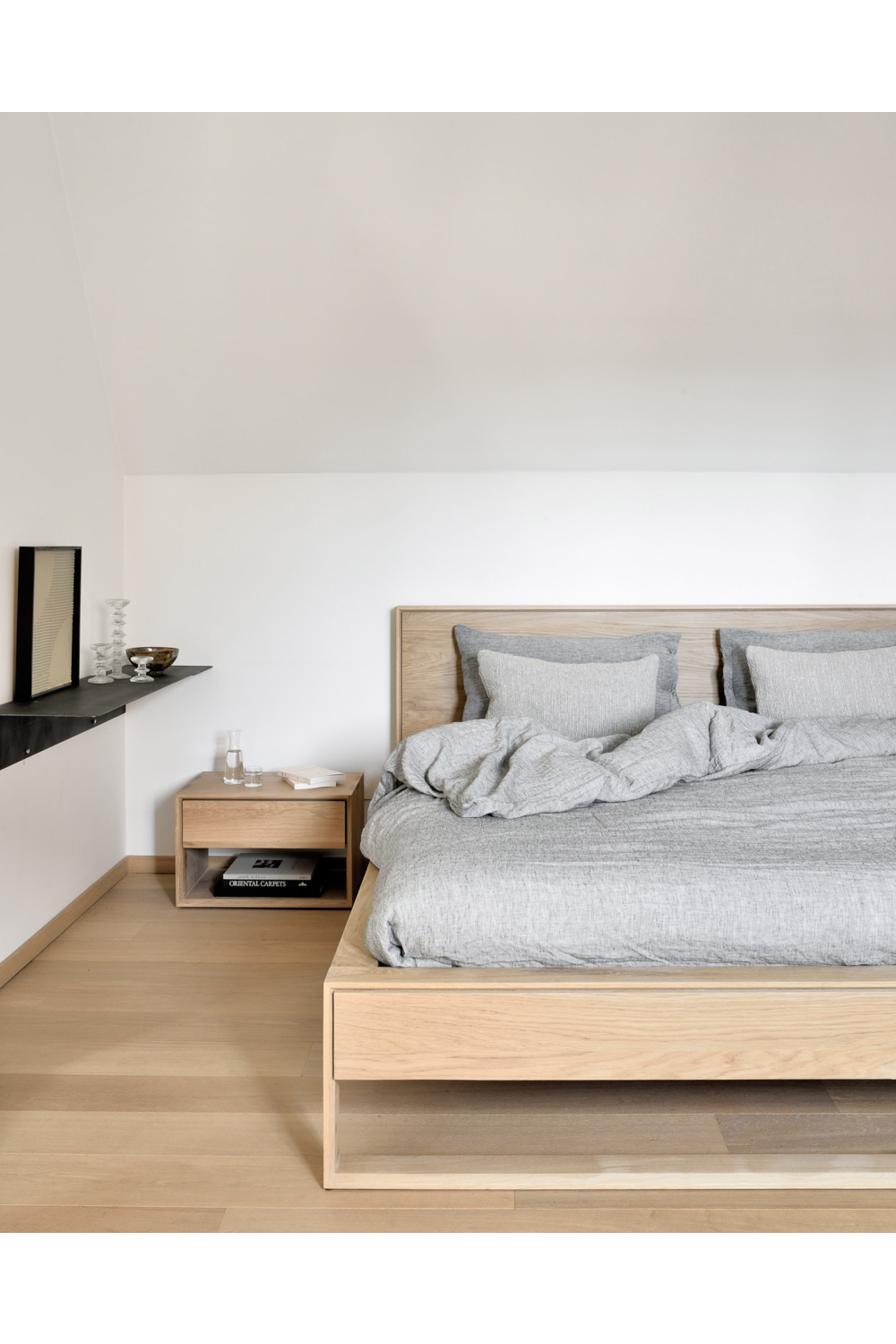   Solid Oak Nightstand | Oroa.com