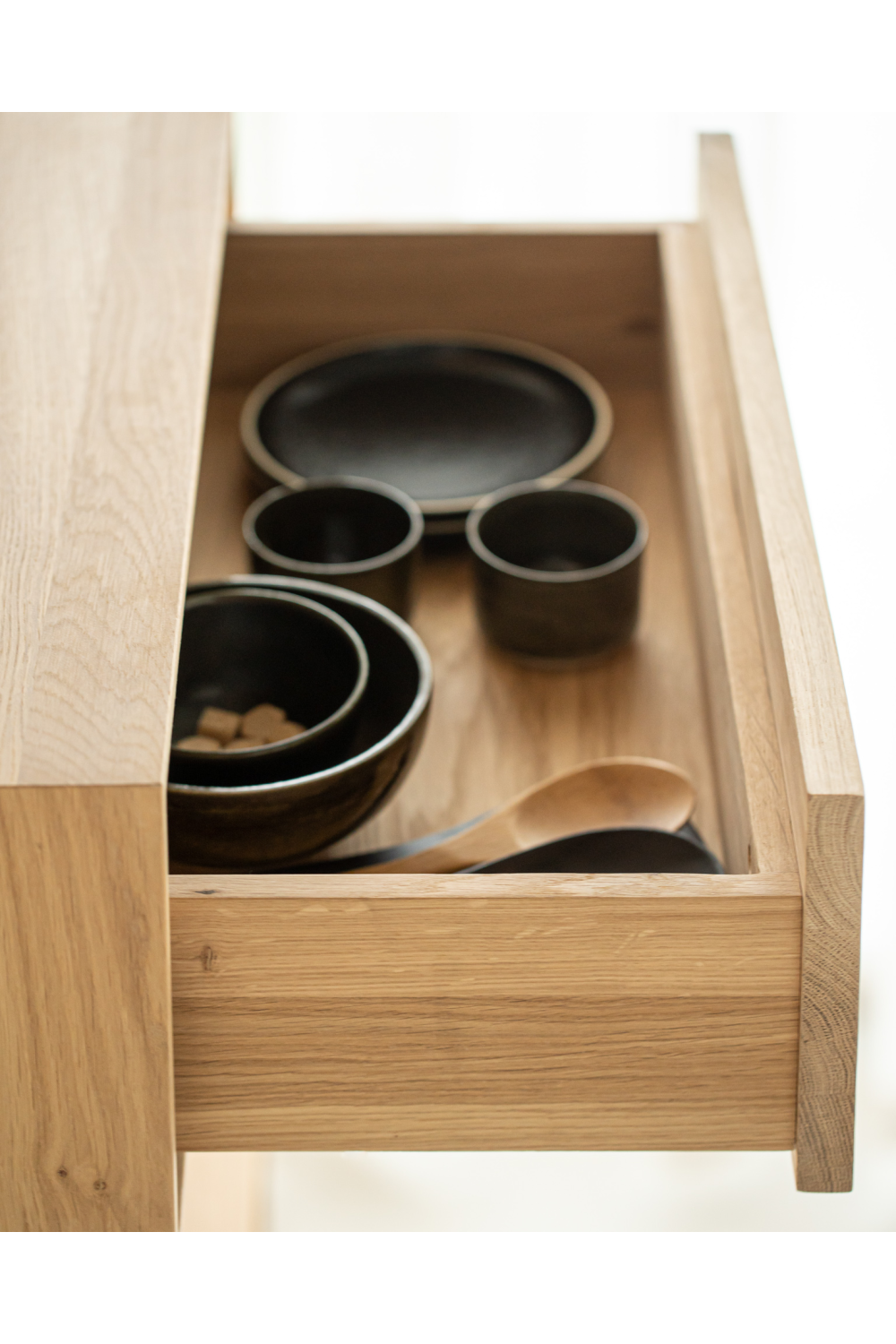   Solid Oak Nightstand | Oroa.com
