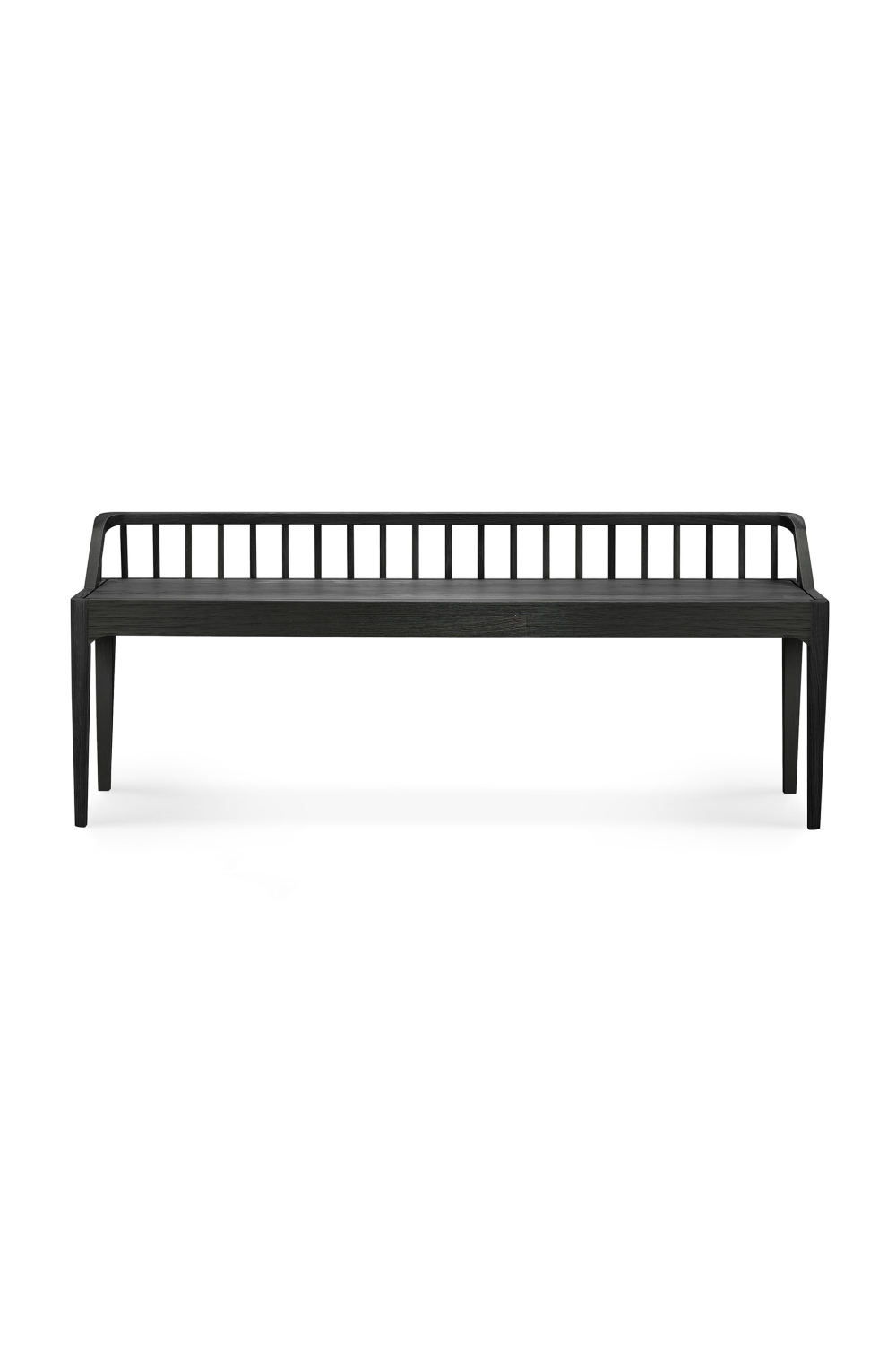   Modern Nordic Black Oak Bench | Oroa.com