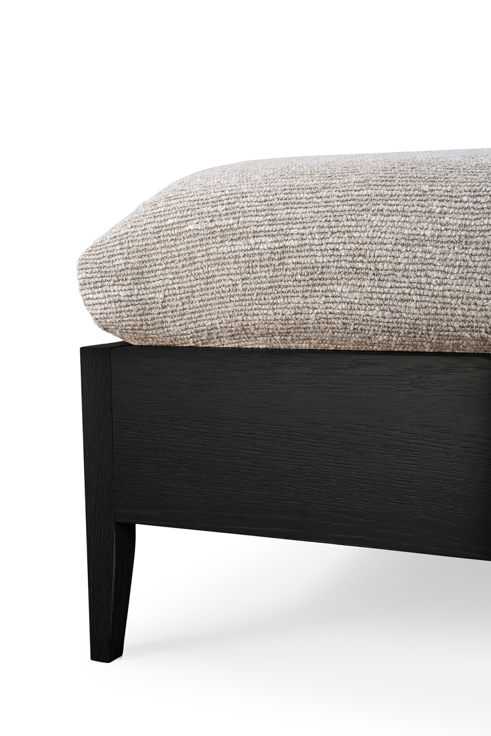  Black Solid Oak Bed | Oroa.com
