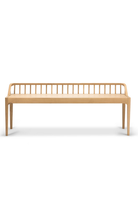  Modern Nordic Oak Bench | Oroa.com