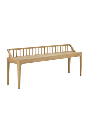   Modern Nordic Oak Bench | Oroa.com