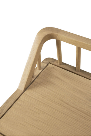   Modern Nordic Oak Bench | Oroa.com