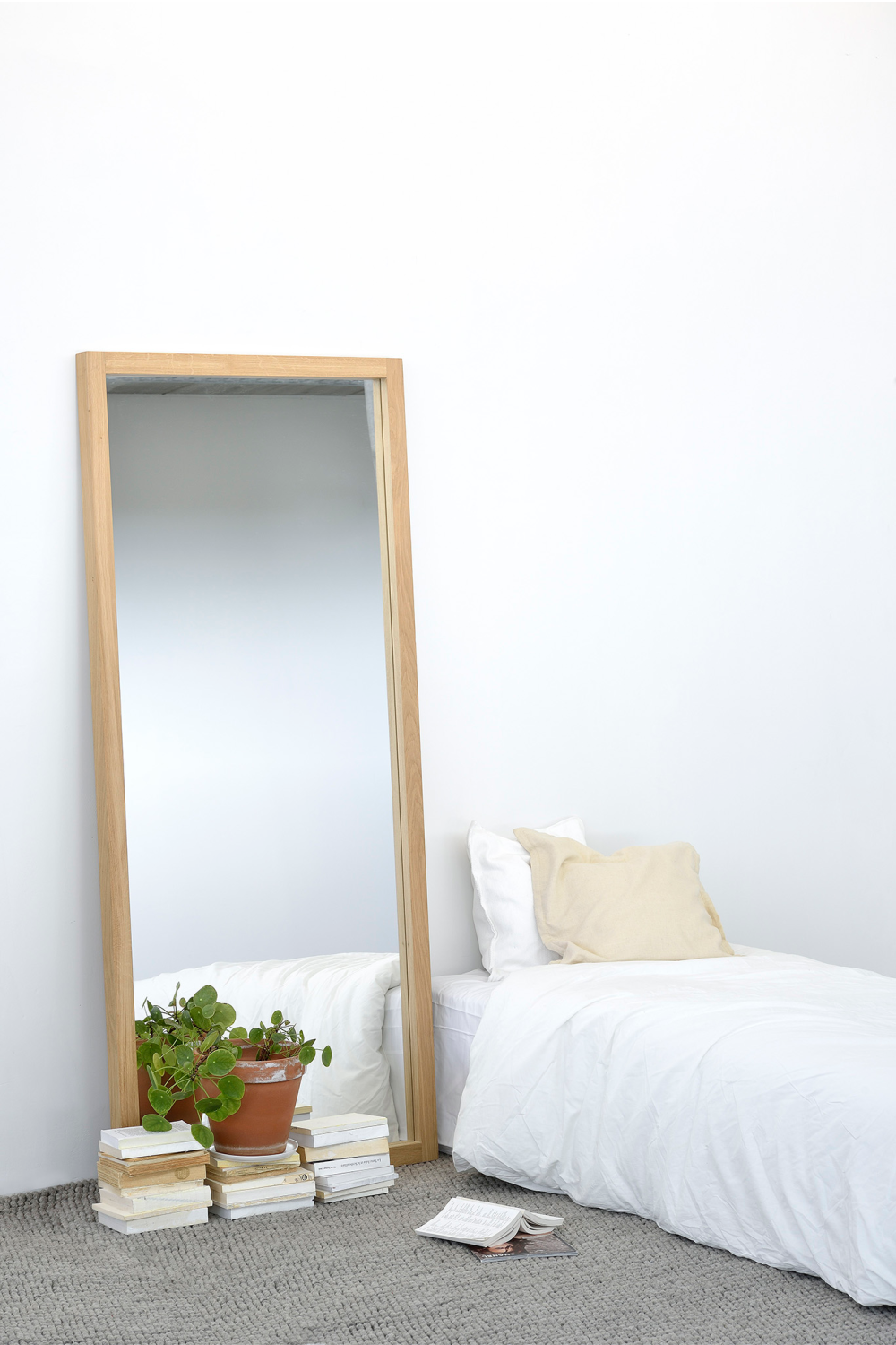   Oak Full-Length Floor Mirror | Oroa.com