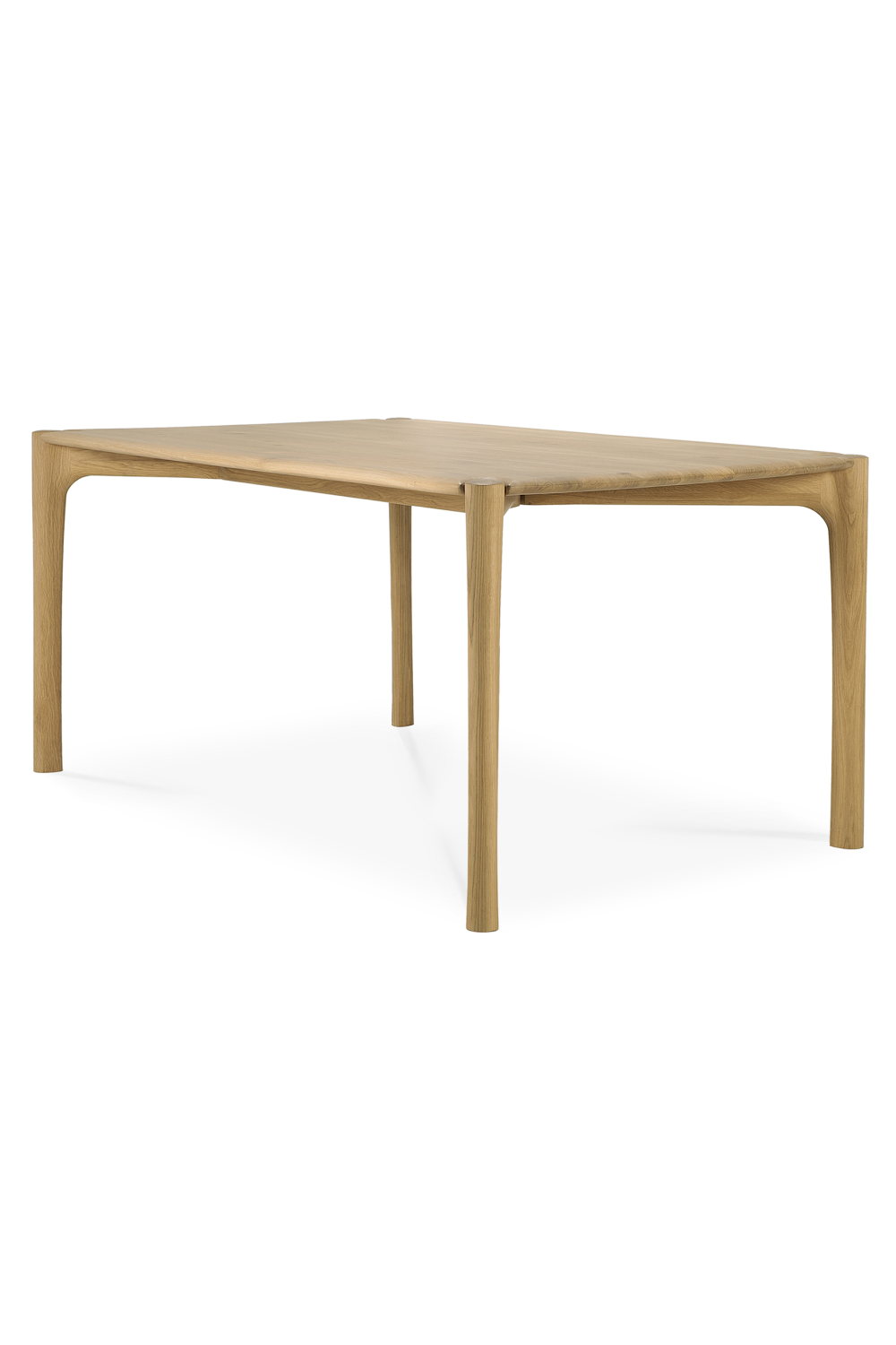   Natural Oak Modern Dining Table | Oroa.com