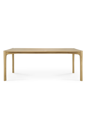   Natural Oak Modern Dining Table | Oroa.com