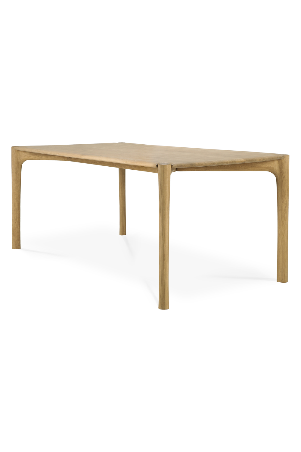   Natural Oak Modern Dining Table | Oroa.com