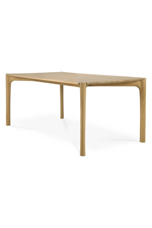   Natural Oak Modern Dining Table | Oroa.com