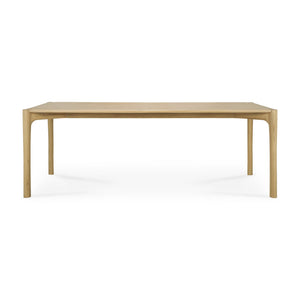   Natural Oak Modern Dining Table | Oroa.com