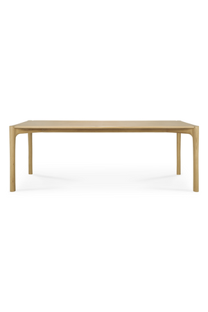   Natural Oak Modern Dining Table | Oroa.com