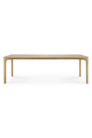   Natural Oak Modern Dining Table | Oroa.com