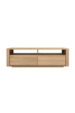  Solid Oak Japandi Media Unit | Oroa.com