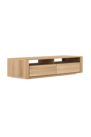   Solid Oak Japandi Media Unit | Oroa.com