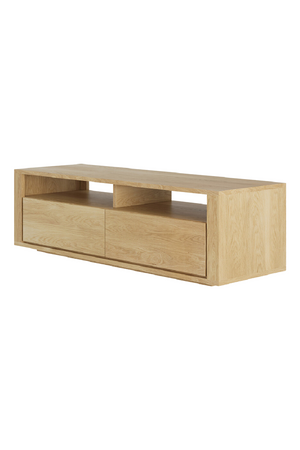   Solid Oak Japandi Media Unit | Oroa.com