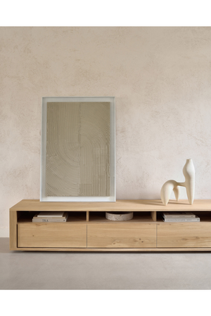   Solid Oak Japandi Media Unit | Oroa.com