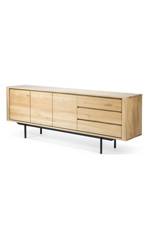   Oak Wood Sideboard with Legs | Oroa.com