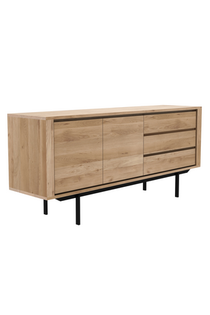   Oak Wood Sideboard with Legs | Oroa.com