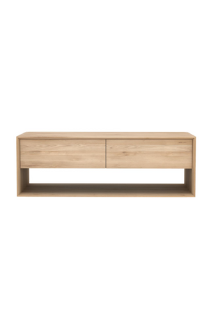   Oiled Oak TV Cupboard | Oroa.com