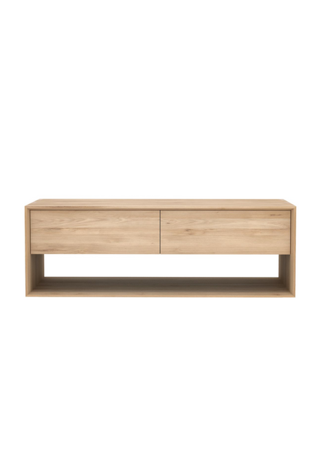   Oiled Oak TV Cupboard | Oroa.com