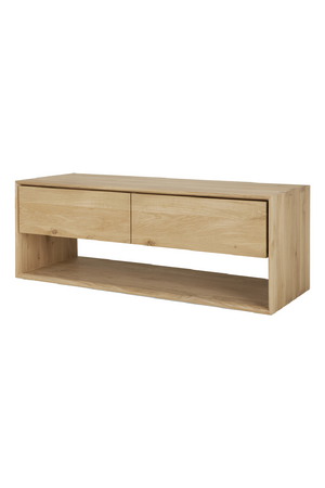   Oiled Oak TV Cupboard | Oroa.com