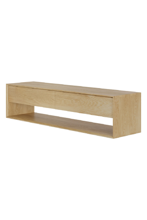   Oiled Oak TV Cupboard | Oroa.com