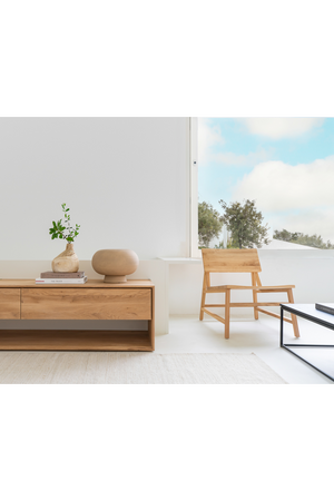   Oiled Oak TV Cupboard | Oroa.com
