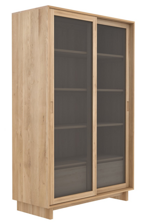   Oak Sliding Door Cabinet | Oroa.com