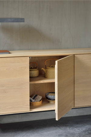   Modern Varnished Oak Sideboard | Oroa.com