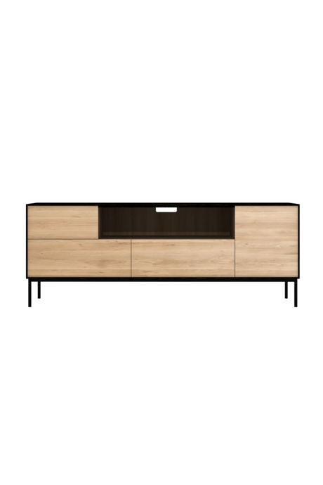  Varnished Oak Media Unit | Oroa.com