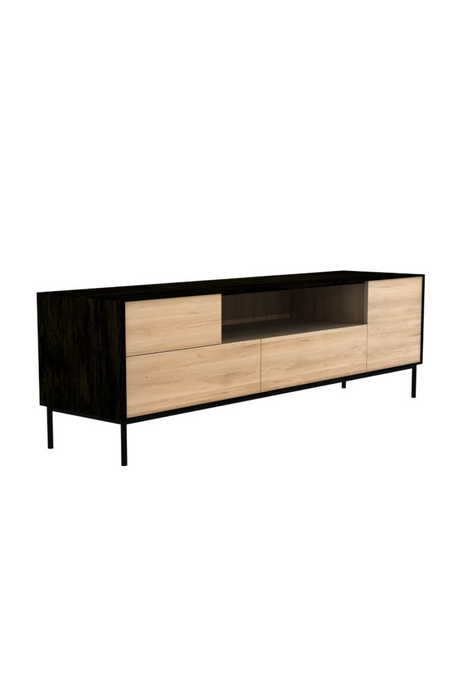   Varnished Oak Media Unit | Oroa.com