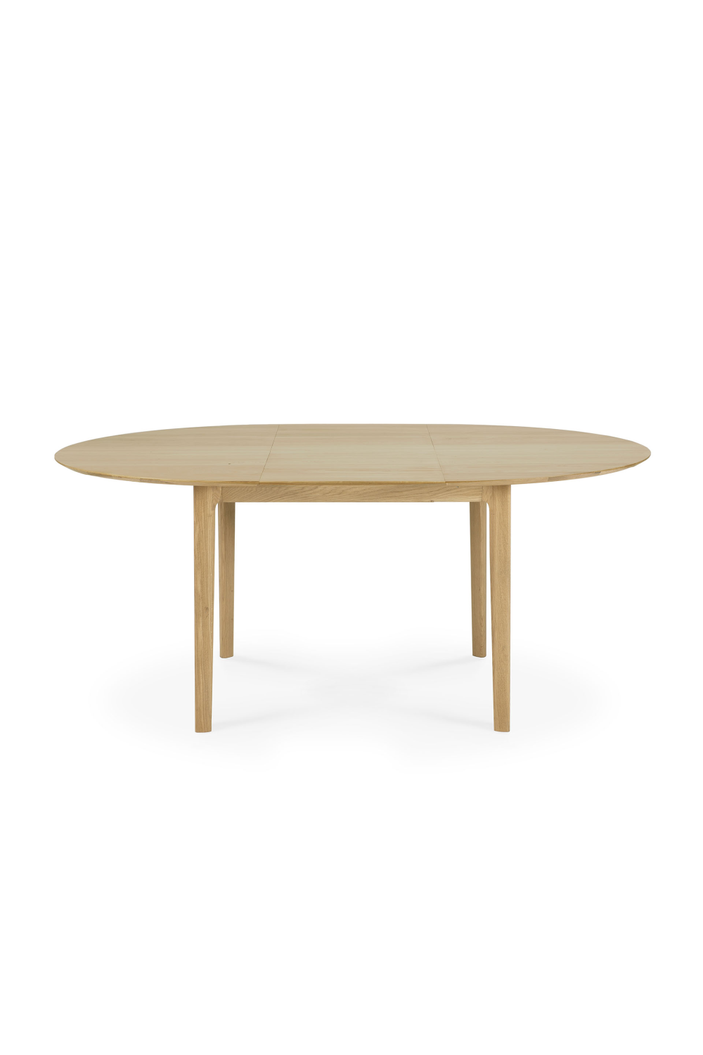   Oak Extendable Round Dining Table | Oroa.com