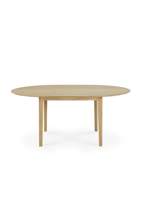   Oak Extendable Round Dining Table | Oroa.com