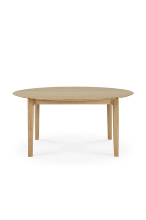   Oak Extendable Round Dining Table | Oroa.com