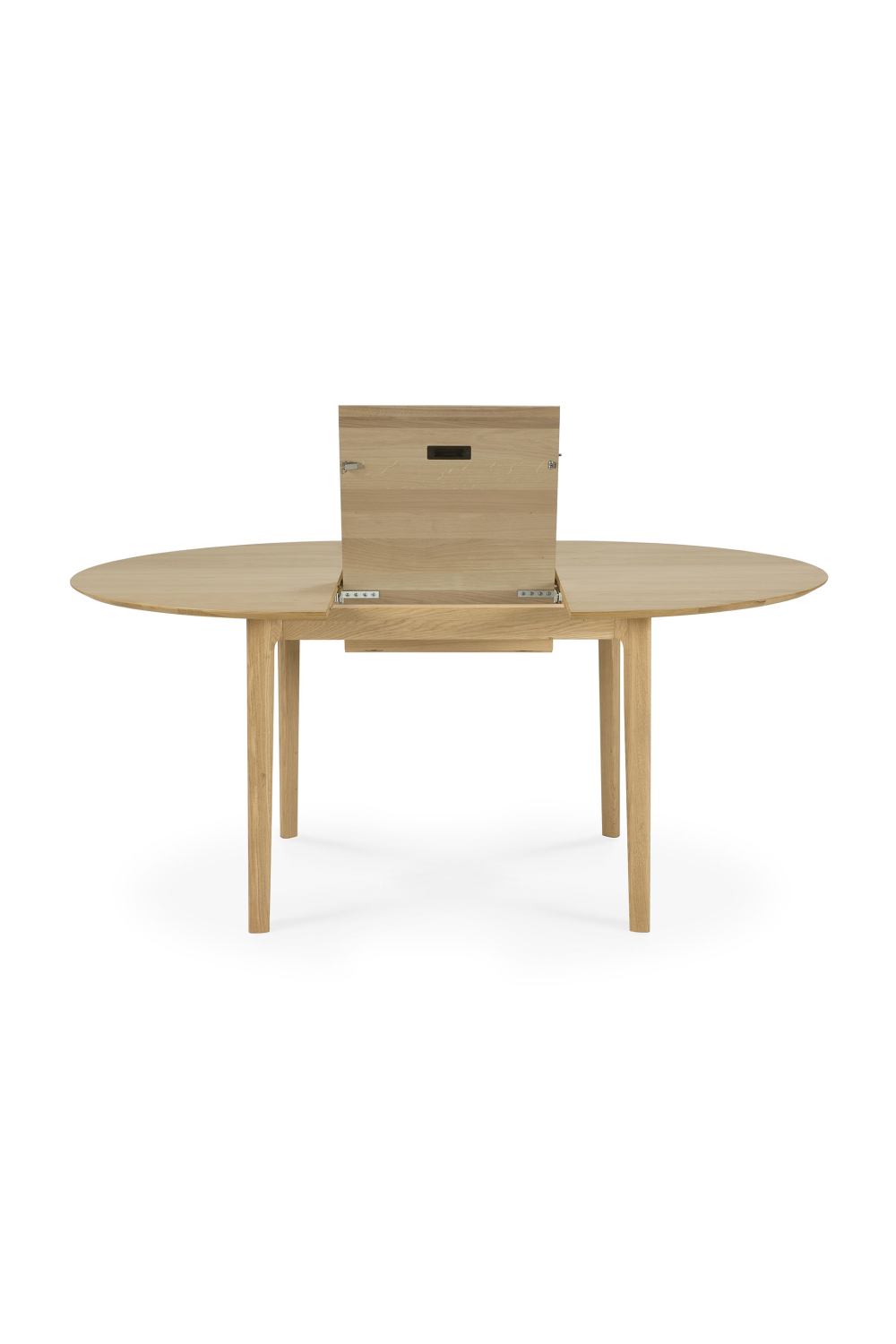   Oak Extendable Round Dining Table | Oroa.com