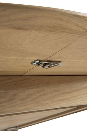   Oak Extendable Round Dining Table | Oroa.com