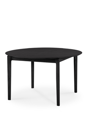   Oak Extendable Round Dining Table | Oroa.com