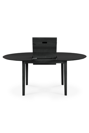   Oak Extendable Round Dining Table | Oroa.com